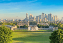 Greenwich Park, one of the largest green areas in London