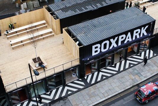 Eco-friendly shopping centre in London